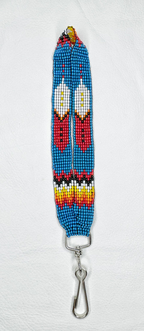 Beaded Lanyard Assorted Colors 18cm length