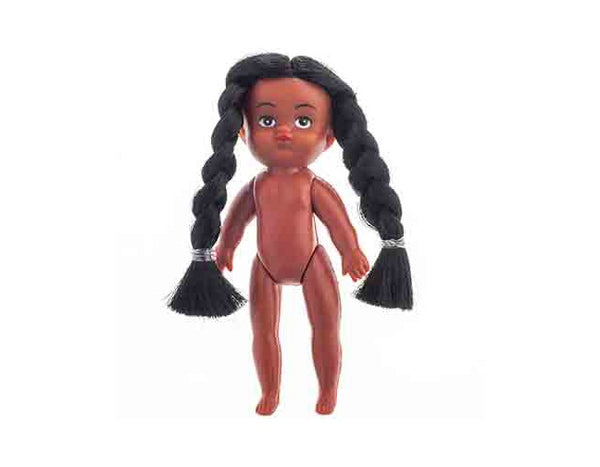 Doll 4.25 inch Long Braided Hair - 1