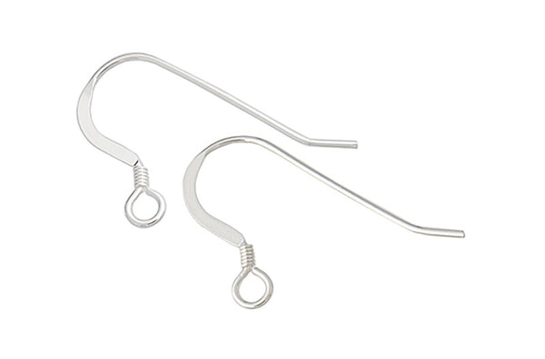 FNDE Ear Hooks Flat and Round SS 16mm - 1