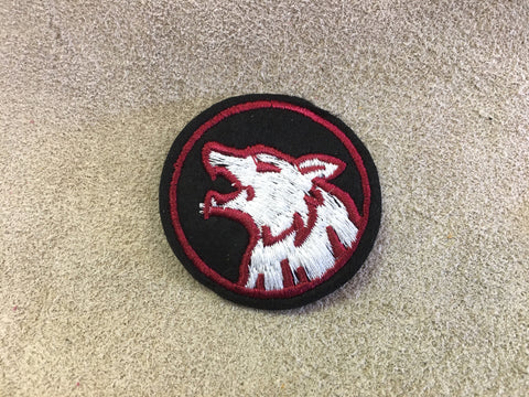 Patch - Wolf Red Circle