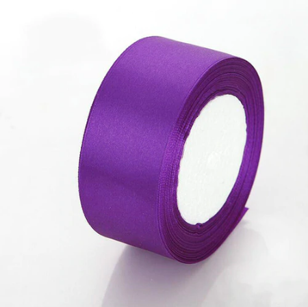 Buy dark-purple-35 Satin Ribbon - 50mm