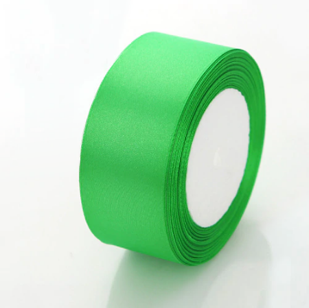 Buy fruit-green-52 Satin Ribbon - 25mm