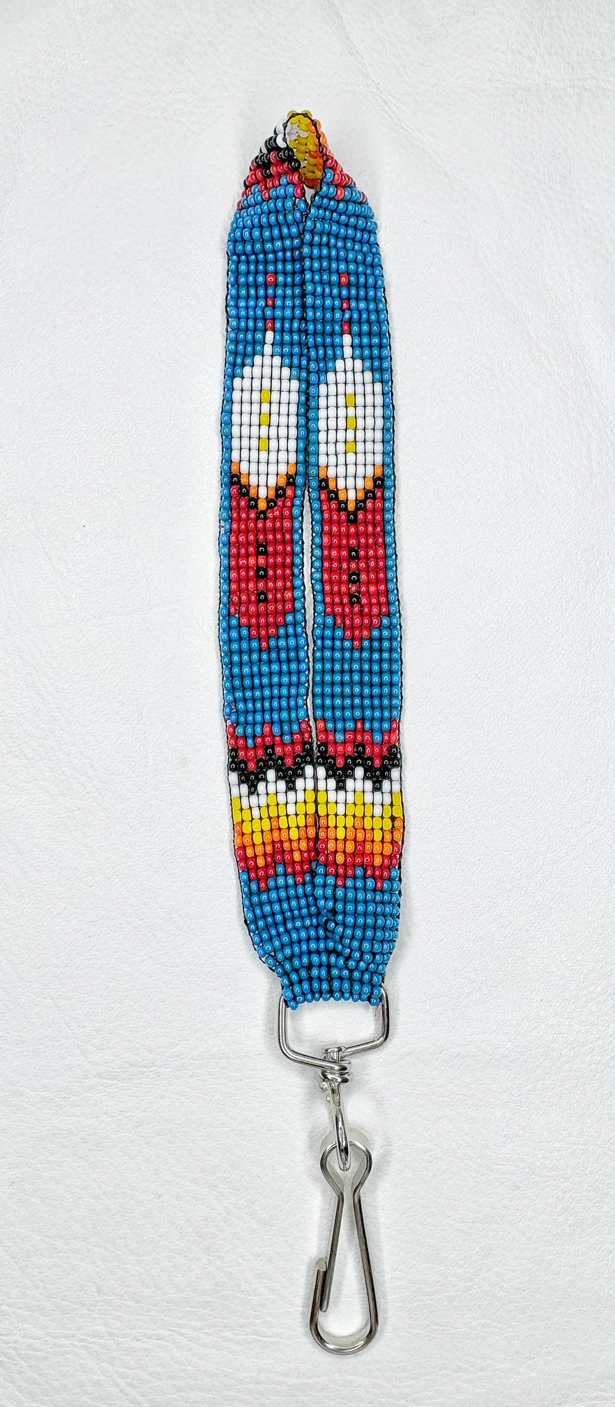 Beaded Lanyard Assorted Colors 18cm length