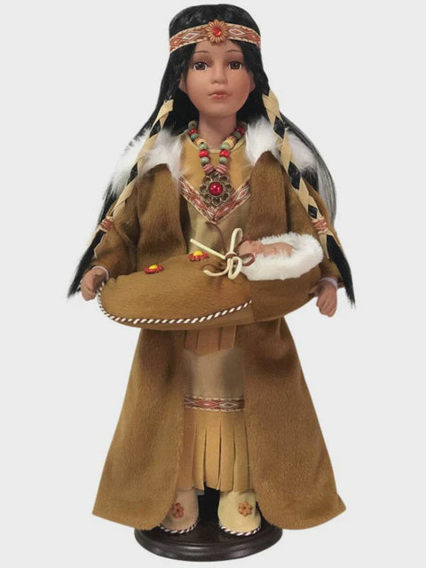 Aditi 16 inch Porcelain Native Doll
