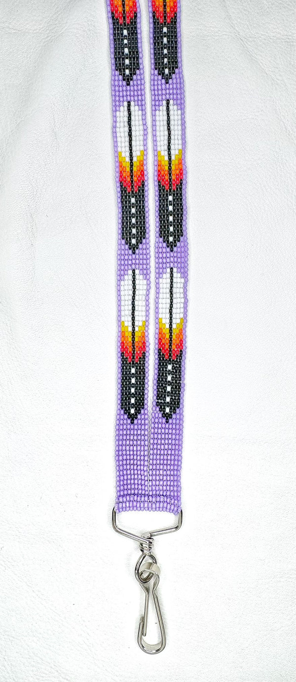 Beaded Lanyard Assorted Colors 42cm length - 3