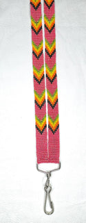 Beaded Lanyard Assorted Colors 42cm length - 10