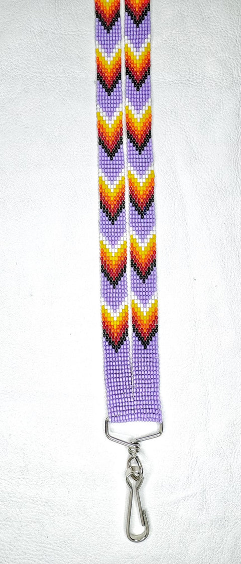 Buy 17728-purple Beaded Lanyard Assorted Colors 42cm length