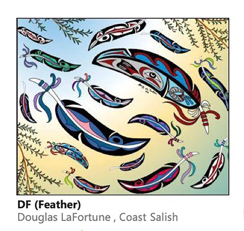 Buy douglas-lafortune-feather Velour Throw Blanket