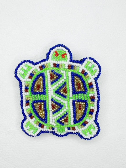 Buy 17645-limewhite Beaded Turtle Hair Clips - Assorted Colors