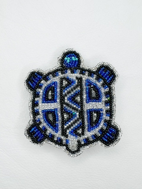 Buy 17646-blueblack Beaded Turtle Hair Clips - Assorted Colors