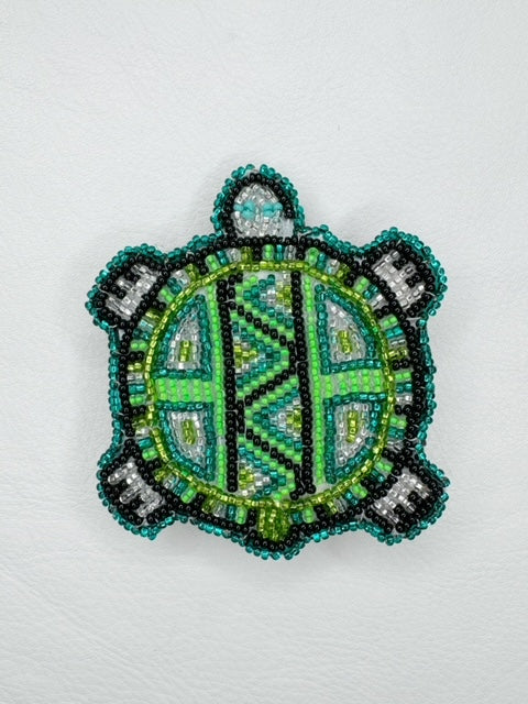 Beaded Turtle Hair Clips - Assorted Colors - 19