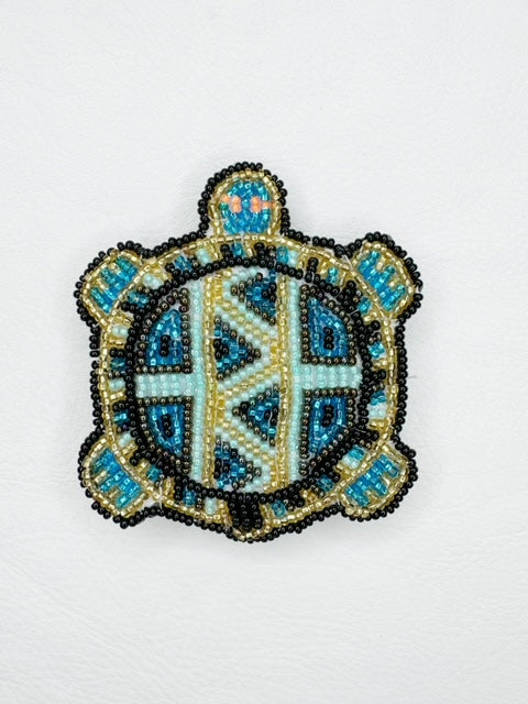 Buy 17650-goldblue Beaded Turtle Hair Clips - Assorted Colors