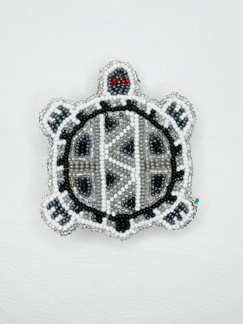 Buy 17651-whitegrey Beaded Turtle Hair Clips - Assorted Colors