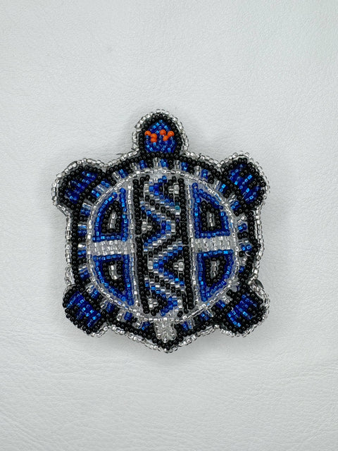 Buy 17684-blueblack Beaded Turtle Hair Clips - Assorted Colors