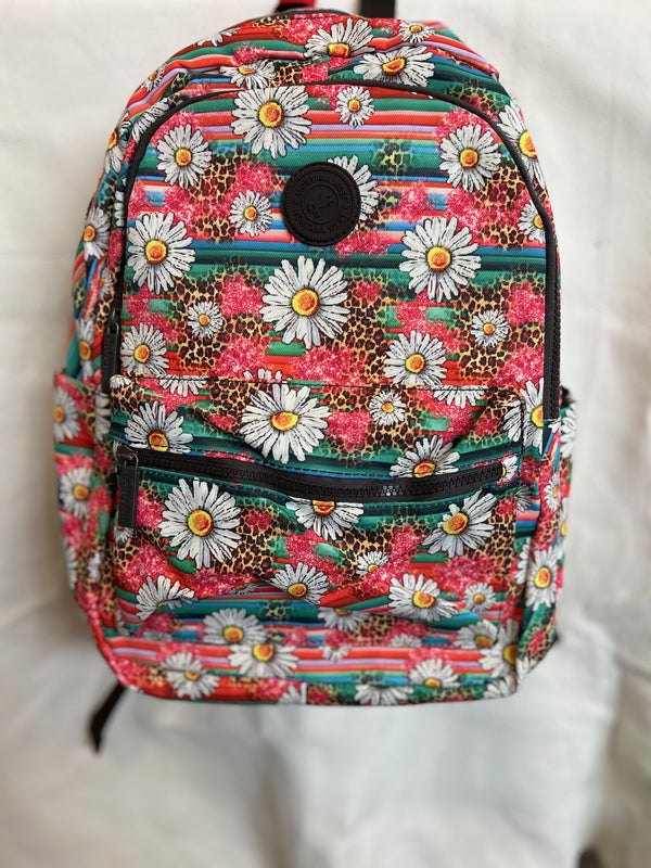 Montana West Backpack - Daisy-Leopard Print 001 - 1