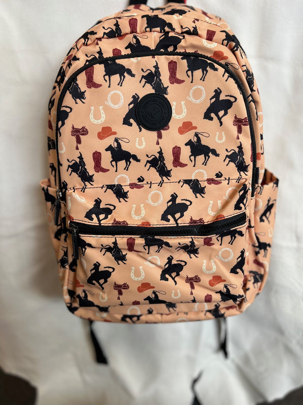 Montana West Backpack - Western Print 002 - 1