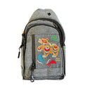 Sling Bag with Embroidered Designs - 3