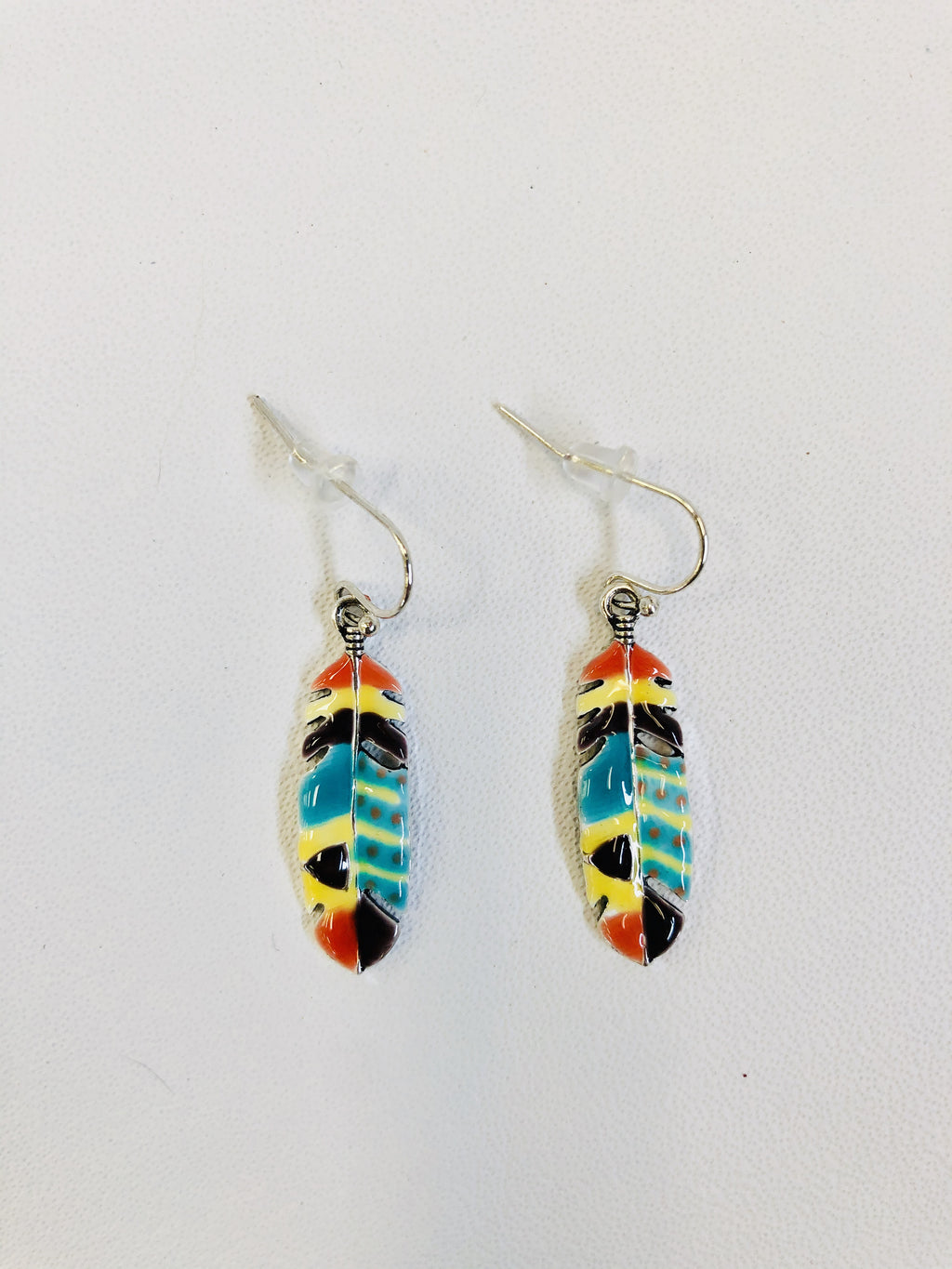 Feather Design Earrings Winnipeg Trading Post