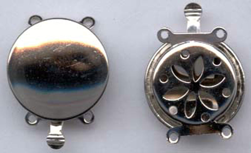 FNDN Chain Clasp 2 Hole Nickel