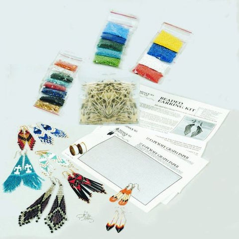 Beaded Earring Kit - with Instructions