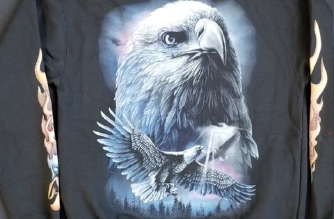 Hoodie Sweatshirt - Eagle
