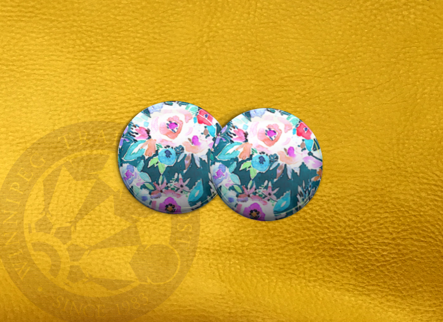 ECAB FL - Flowers Blue Watercolor