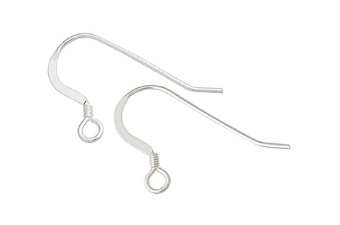 FNDE Ear Hooks Flat and Round SS 16mm