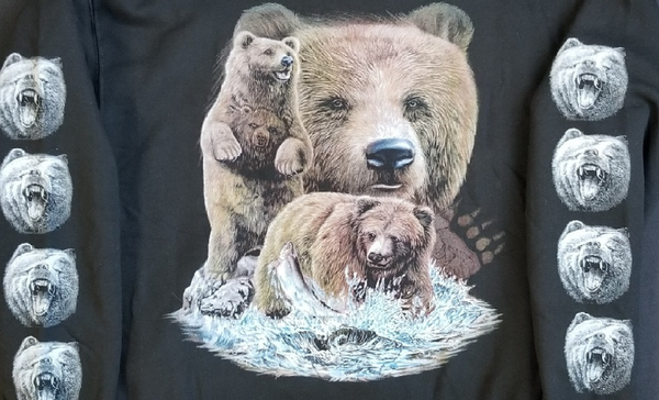 Hoodie Sweatshirt - Bear - 1