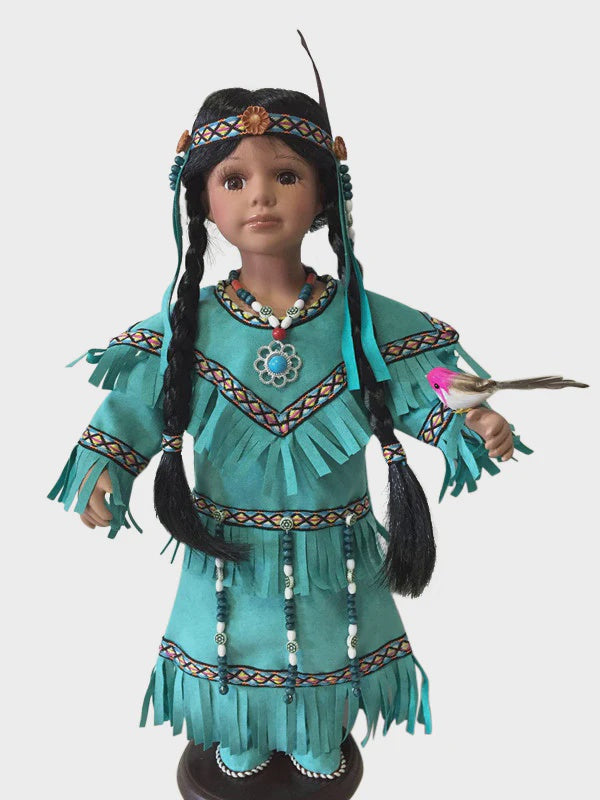 Princess 16" Porcelain Native American Doll - 1