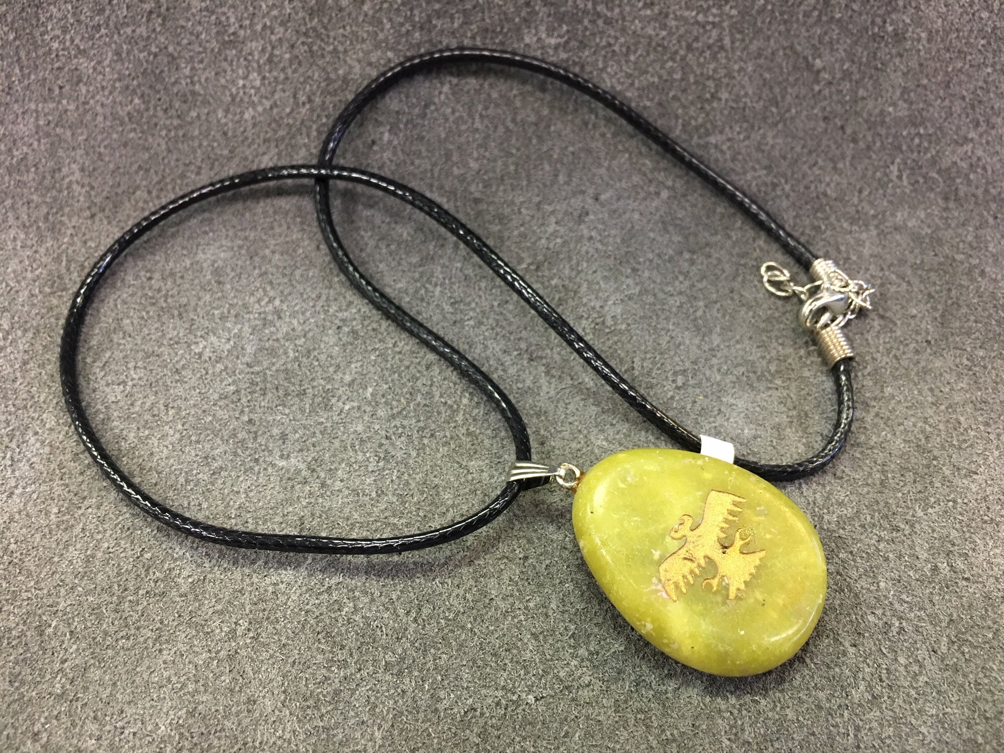 NCK Polished Stone Pendant - Firebird