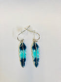 Feather Design Earrings - 2
