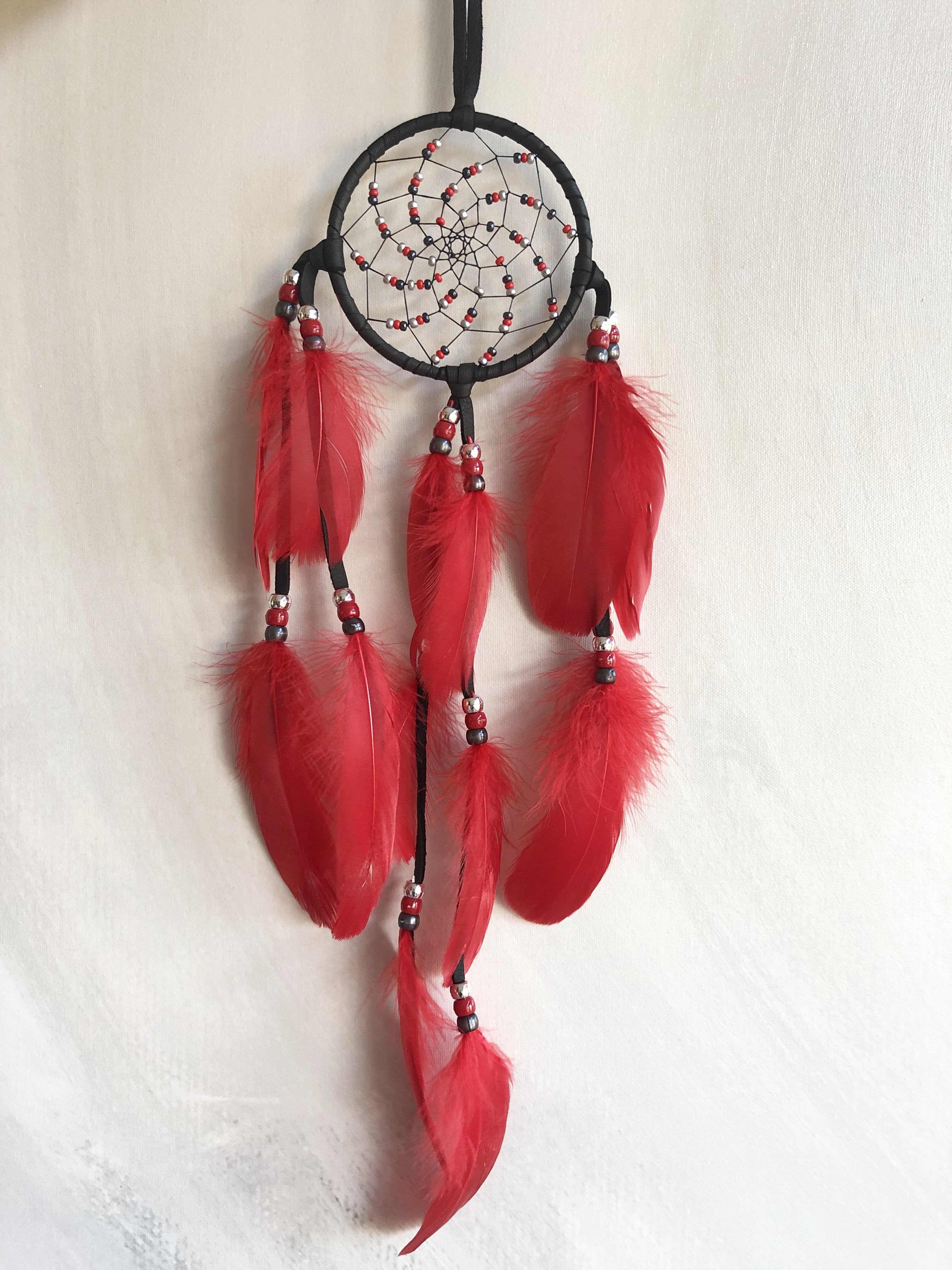 Dreamcatcher - Style 273 - Black Red | Winnipeg Trading Post