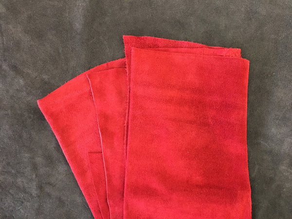 Leather - Alaska Split Red $3.95/SqFt - 1