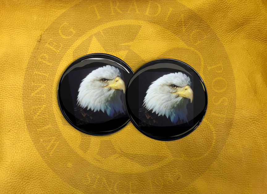 ECAB AN - Eagle Head on Black