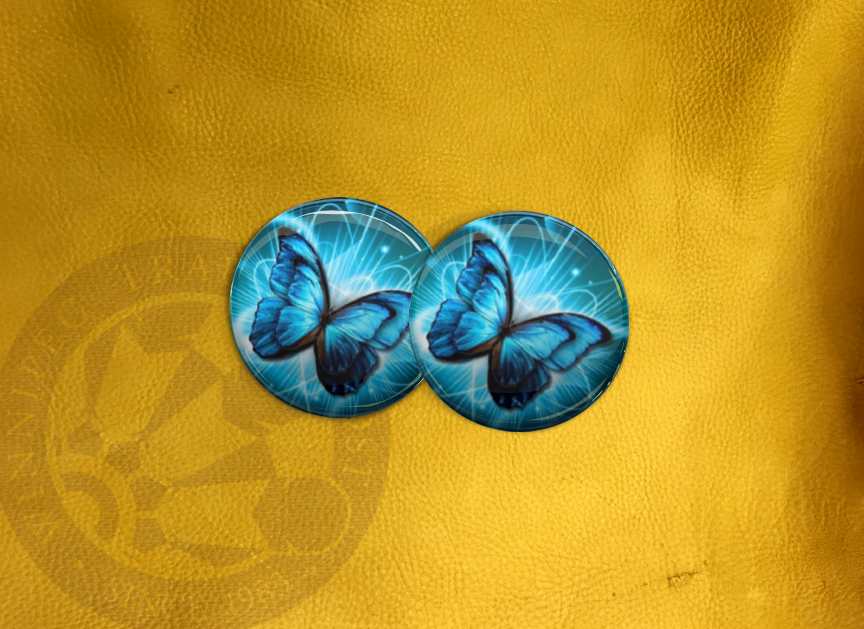 ECAB AN - Butterfly Blue Teal Power