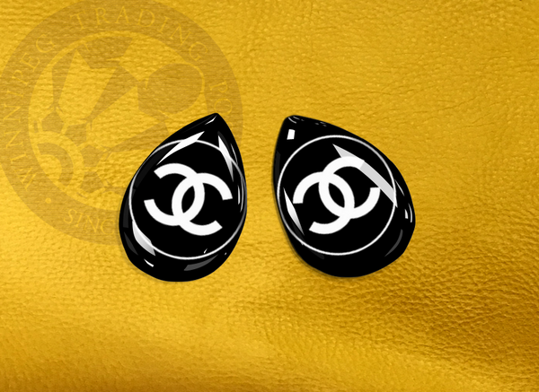 ECAB BR - Chanel Circle White on Black - 7
