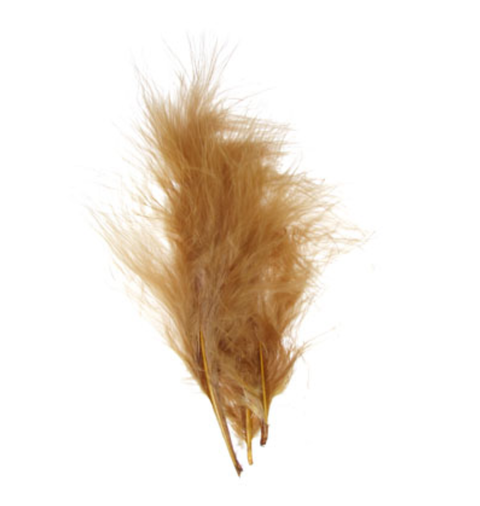 Buy brown-3001-09h FEA Marabou Feather Solid 6grams