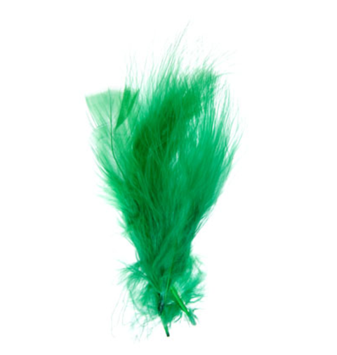 Buy green-3001-07h FEA Marabou Feather Solid 6grams