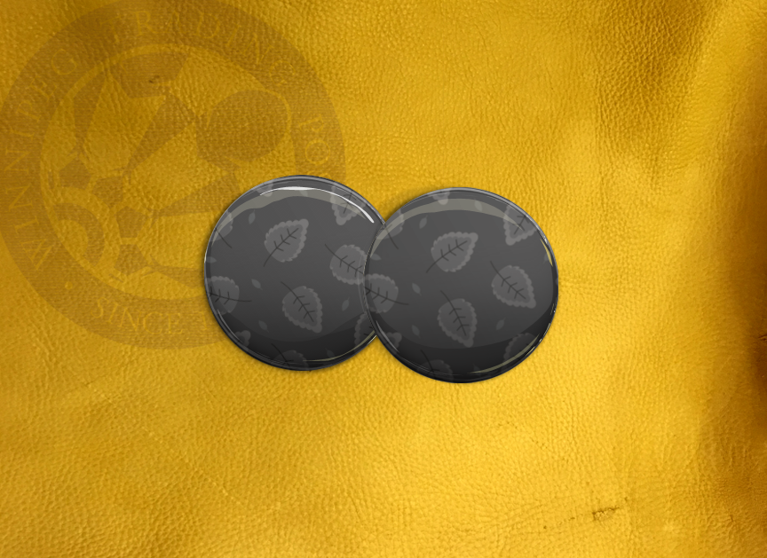 ECAB FL - Leaves 04 Dark Gray