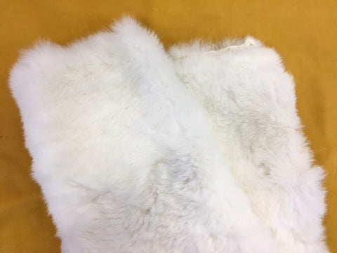 Buy white Rabbit Fur Plate