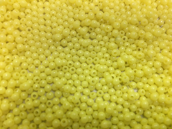 Plastic Beads - Yellow - 1