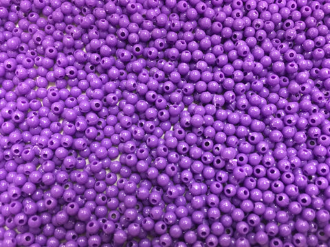 Plastic Beads - Purple