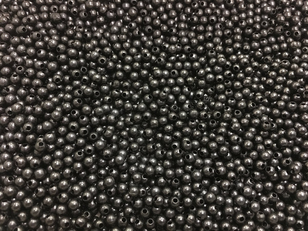 Plastic Beads - Black - 1