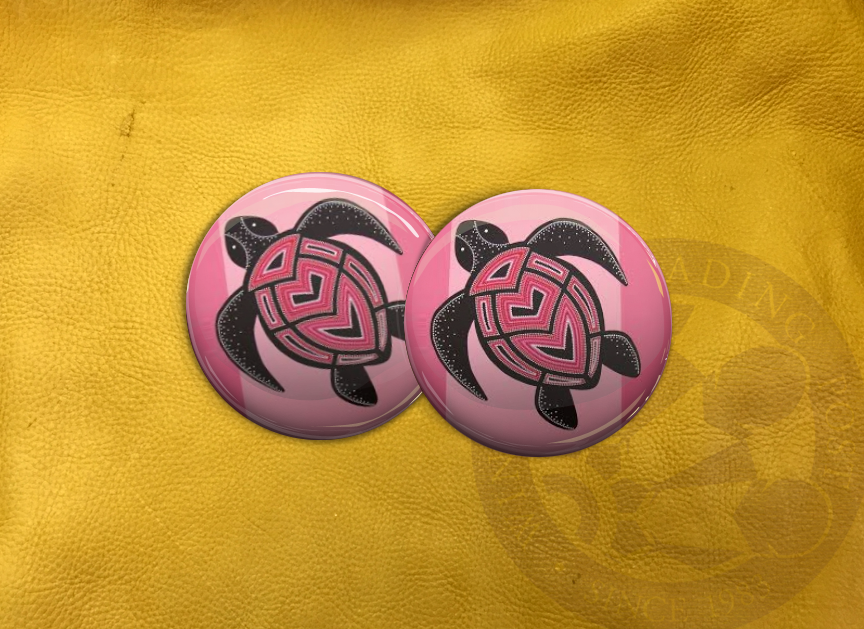 ECAB AN - Turtle on Pink