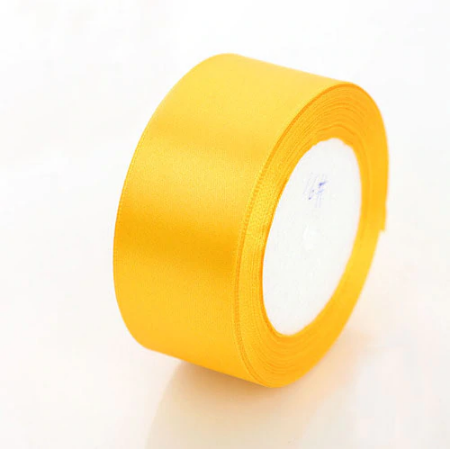Buy golden-yellow-16 Satin Ribbon - 25mm
