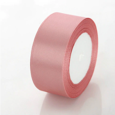 Buy coral-pink-75 Satin Ribbon - 25mm