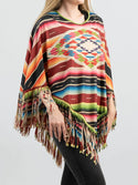 Montana West Serape-Aztec Collection Poncho - 2