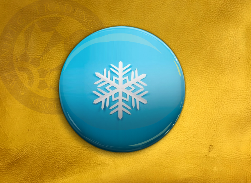 ECAB WT Snowflk Origama Blue