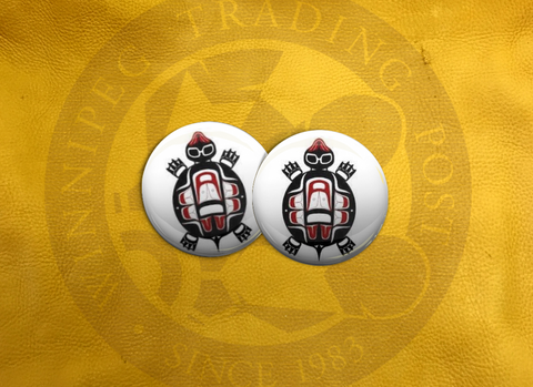 ECAB AN - Turtle - Red, Black on White
