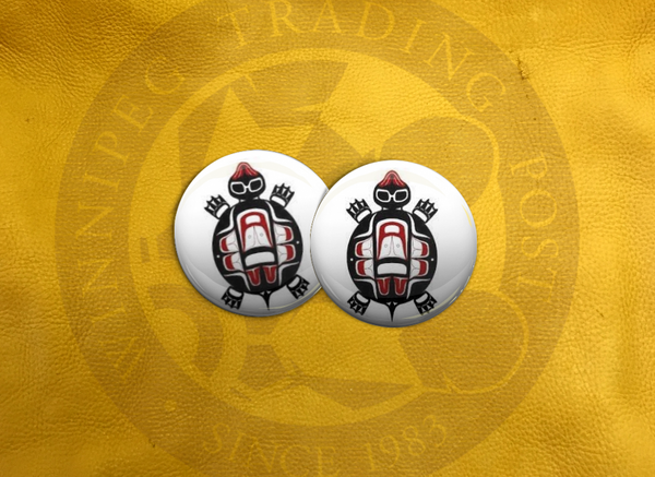 ECAB AN - Turtle - Red, Black on White - 1